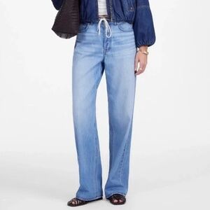 Madewell Low-Slung Baggy Jean: Airy Denim Edition size 28
